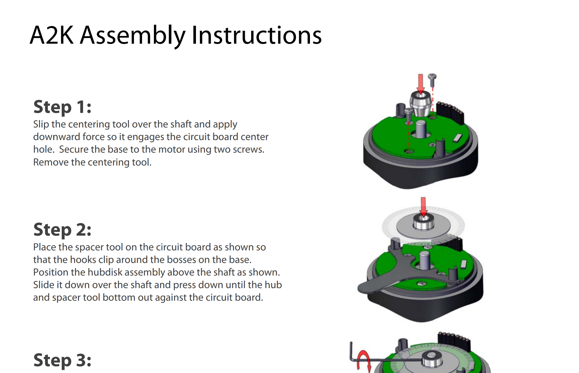A2K Assembly Instructions Screenshot Assembly Instructions