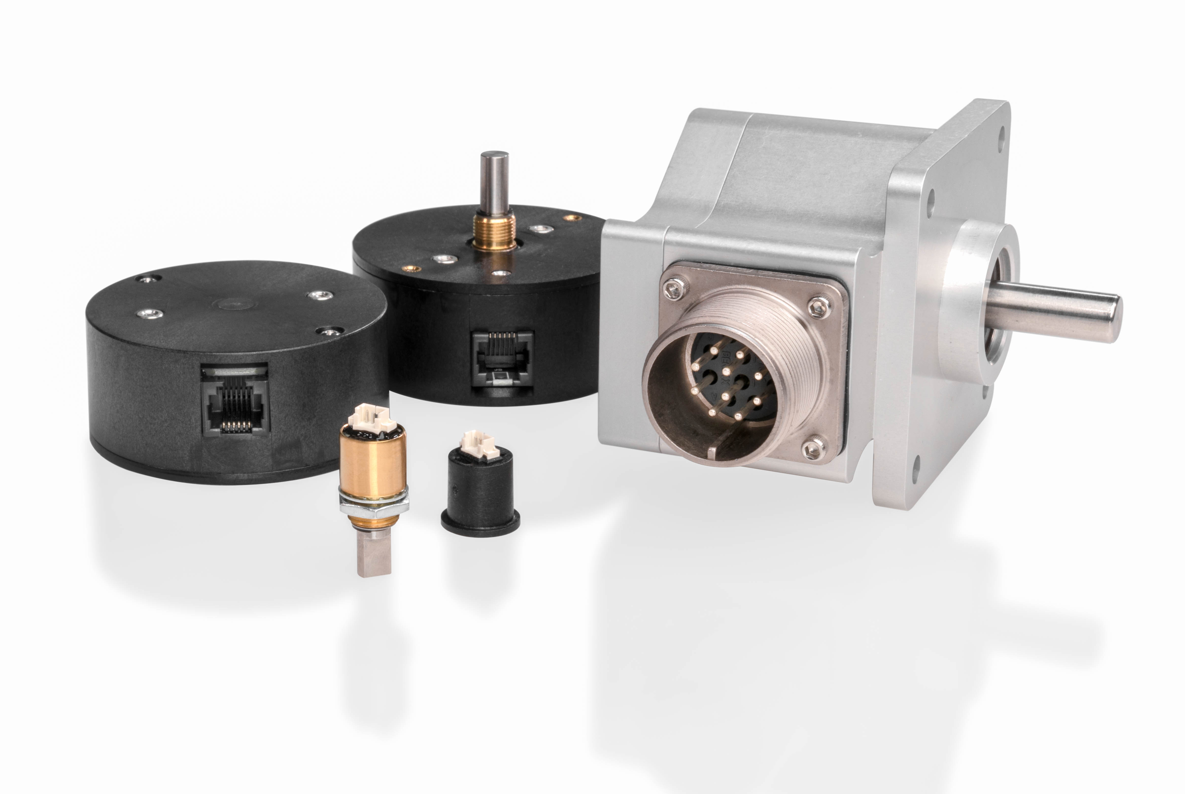 Large, Medium and Miniature Size Encoders Group Photo