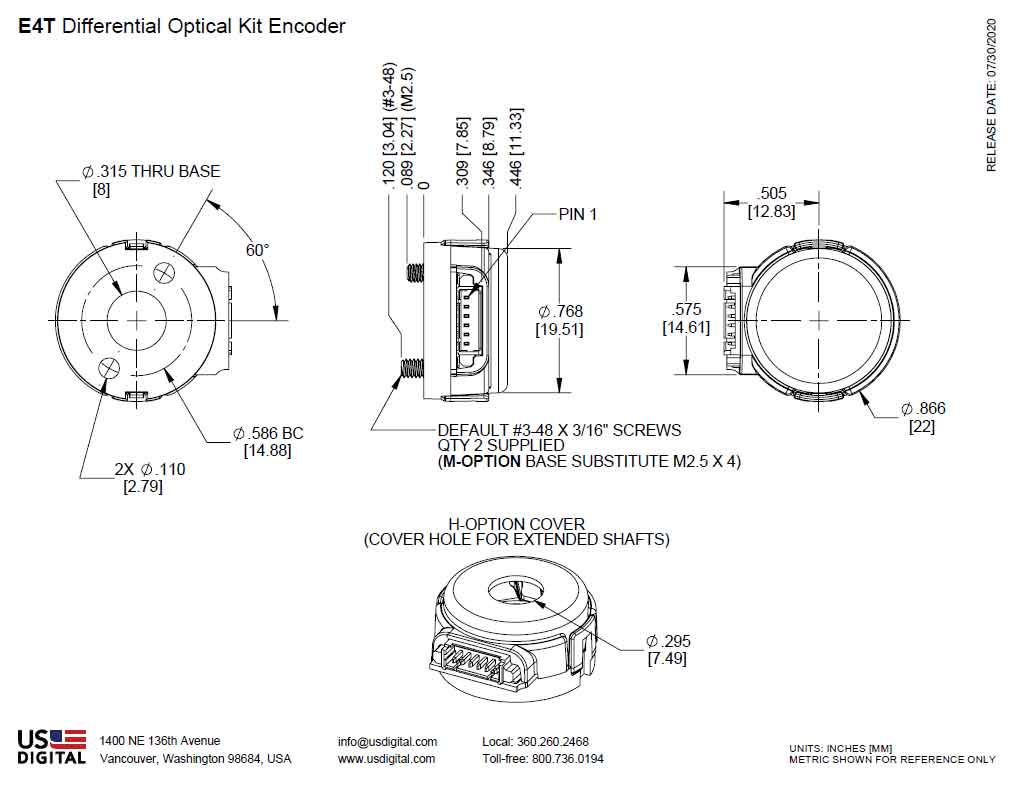 E4T D WEB Mechanical Drawing