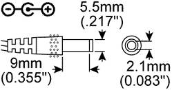 Power Plug Mechanical Drawing