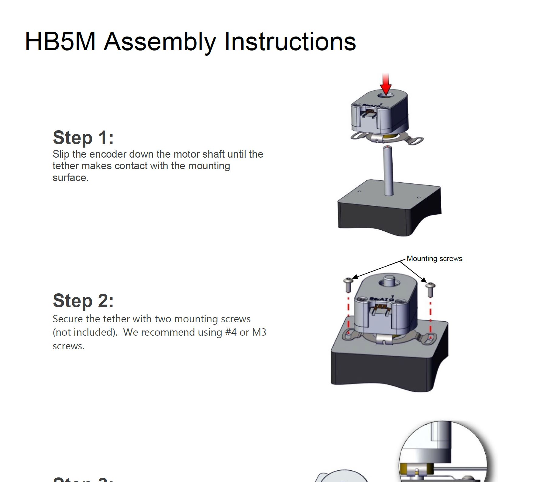 HB5M Assembly Instructions Assembly Instructions