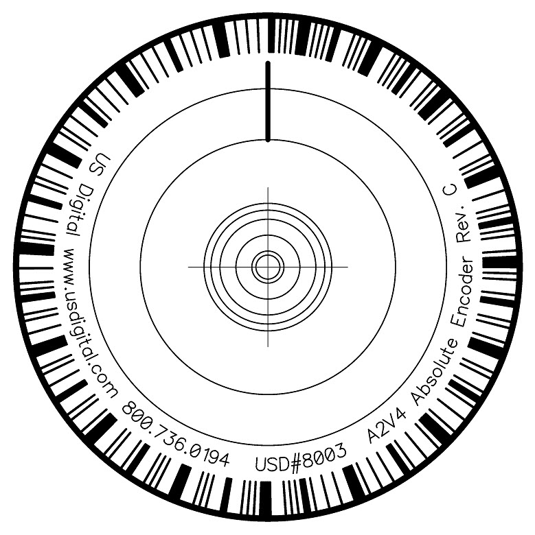 US Digital absolute encoder disk art