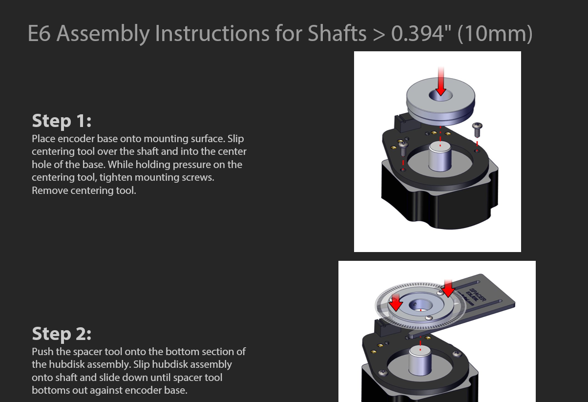 E6 Greater Than Assembly Instructions