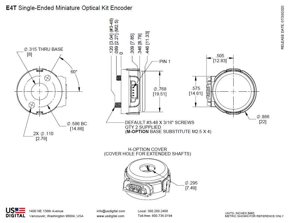 E4T S WEB Mechanical Drawing