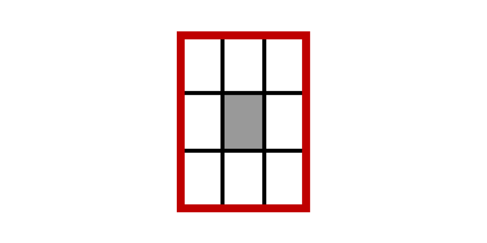 baseball strike zone diagram broken into grid of 9