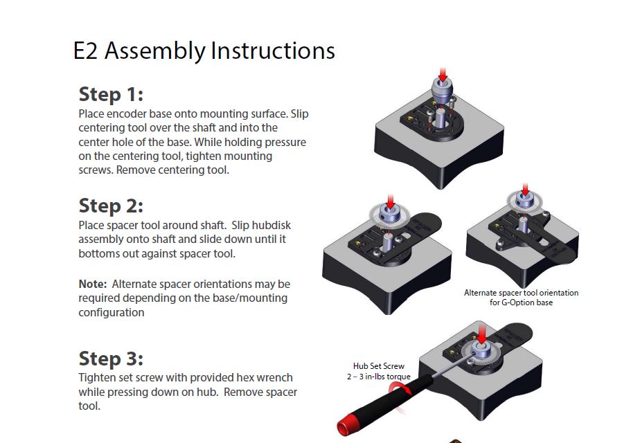 E2 Assembly Assembly Instructions