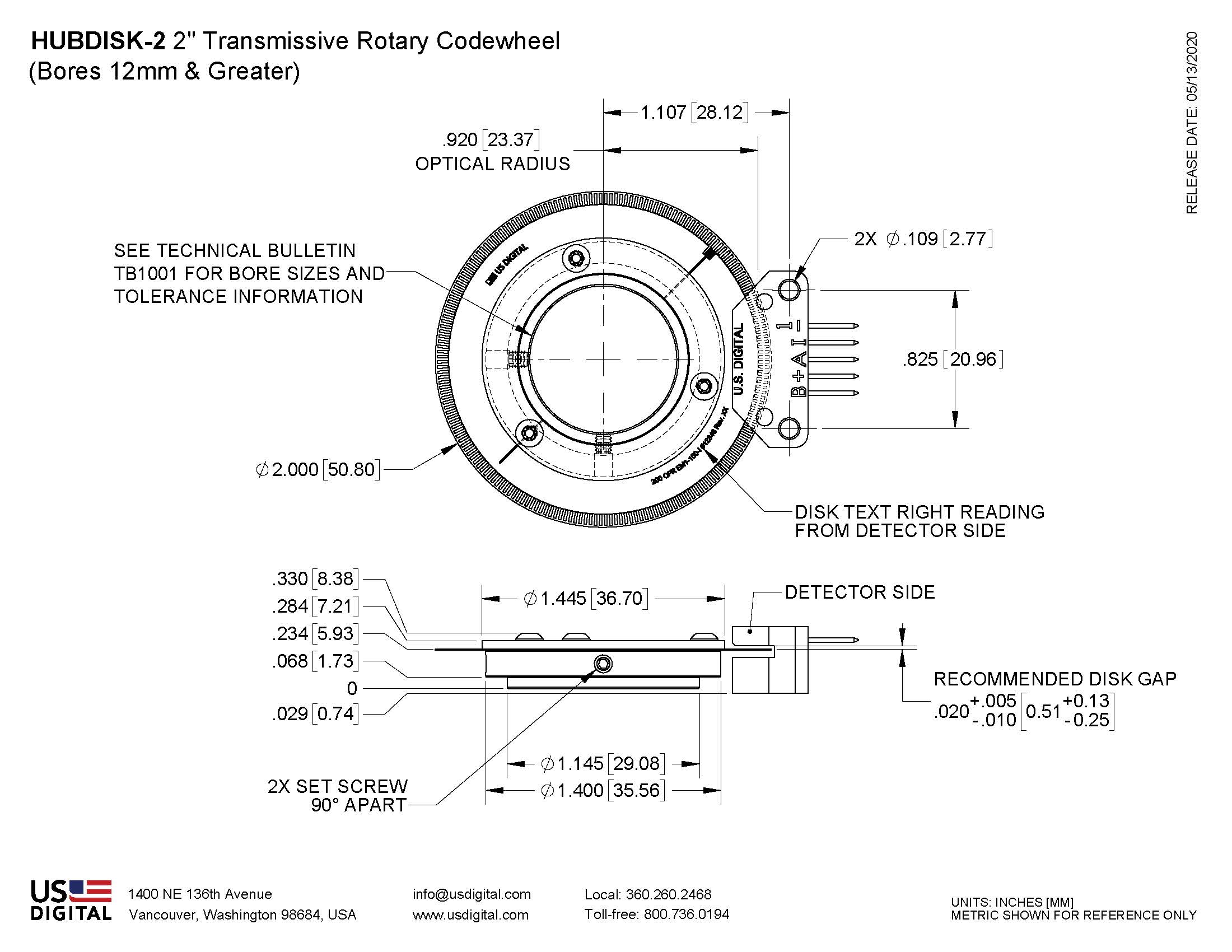 Hubdisk2 12Mm Up Mech Draw Mechanical Drawing