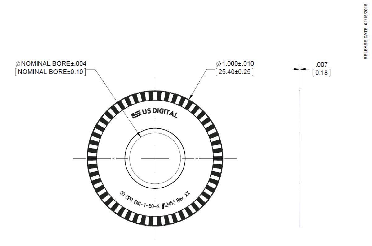 Disc 1 Mechanical Drawing